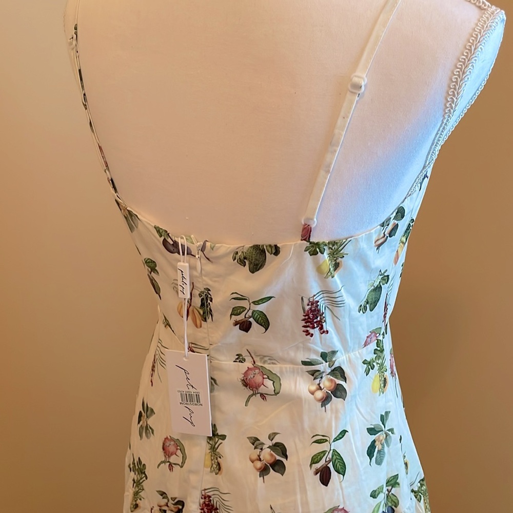 NWT Petal & Pup Botanique Fruit Print Cotton Midi Sundress Medium 4-6 dress - Picture 11 of 13